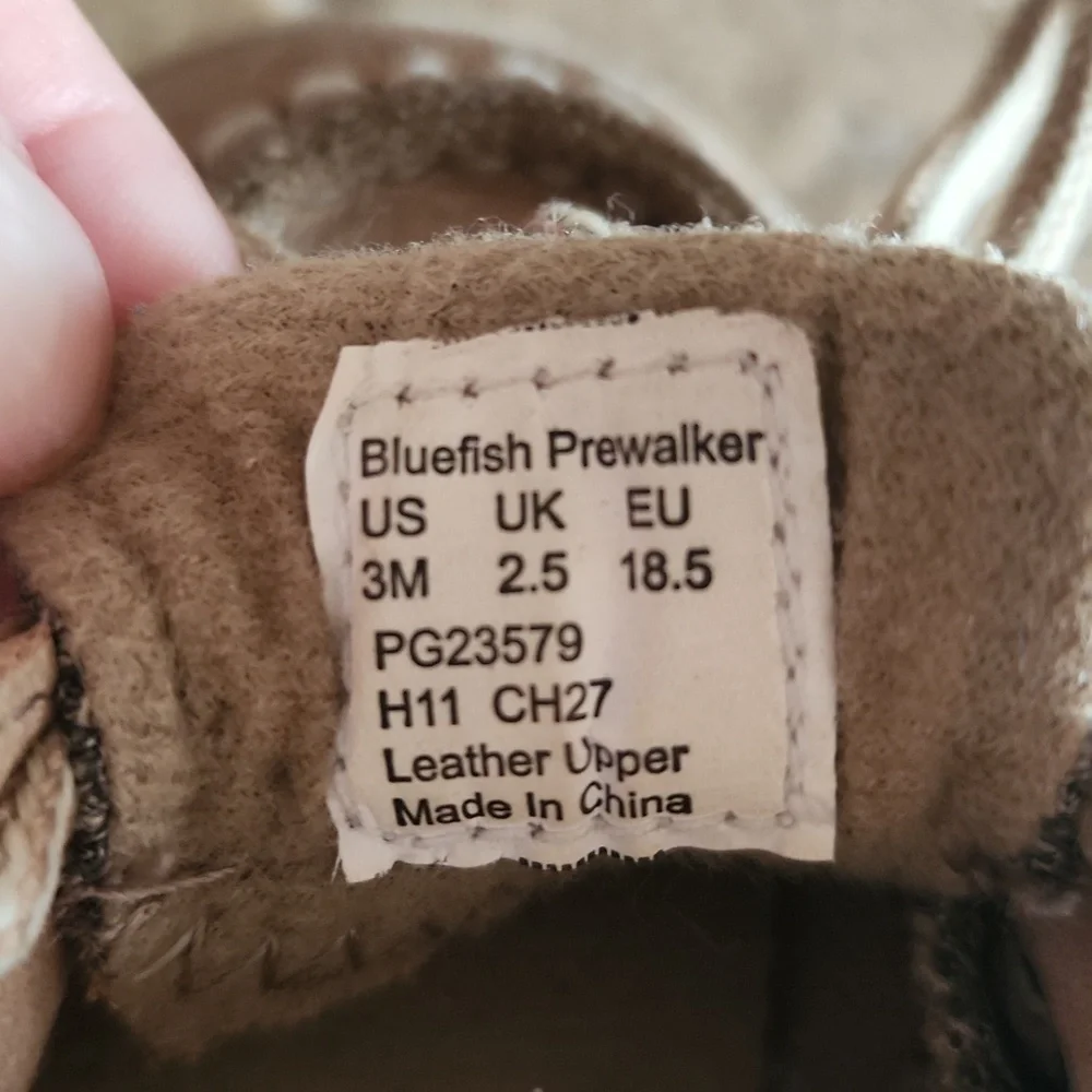 Sperry Top Slider prewalker baby shoe size 3 months